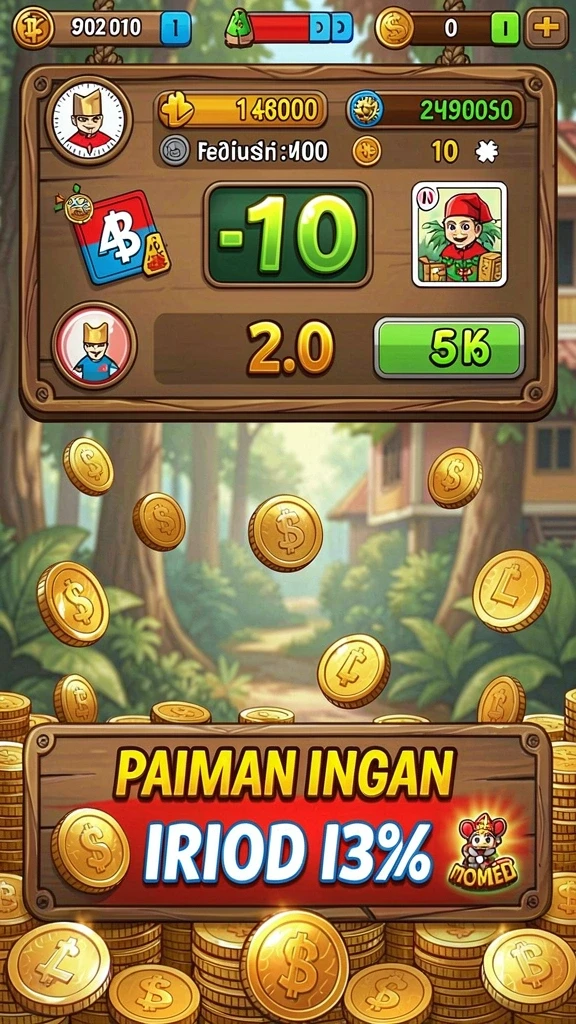 9et - Screenshot menampilkan level pertama yang penuh warna.