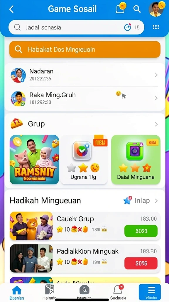 mentari138 - Tampilan antarmuka yang menarik dan user-friendly.