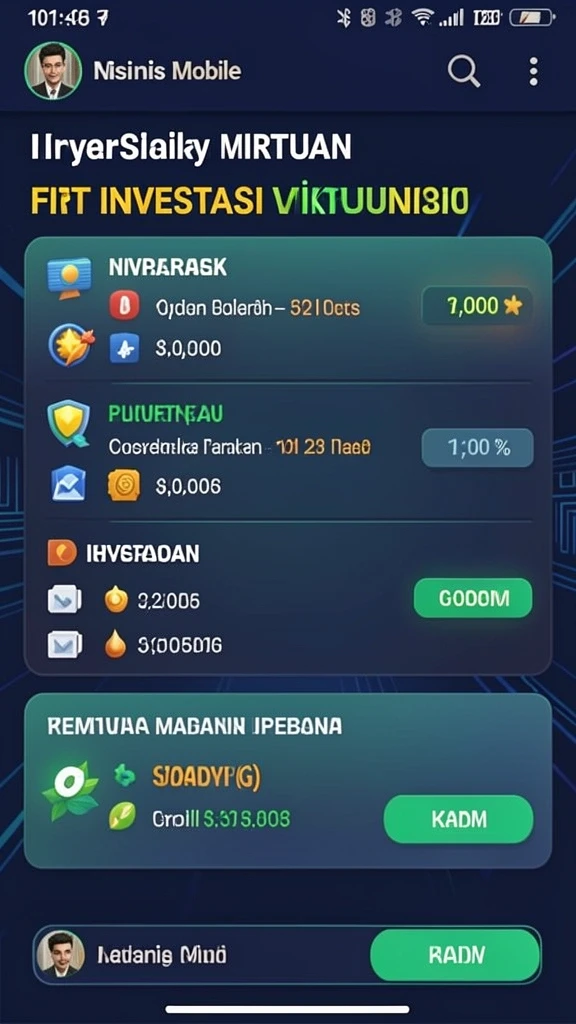 raja777 - Tampilan utama aplikasi yang menarik.
