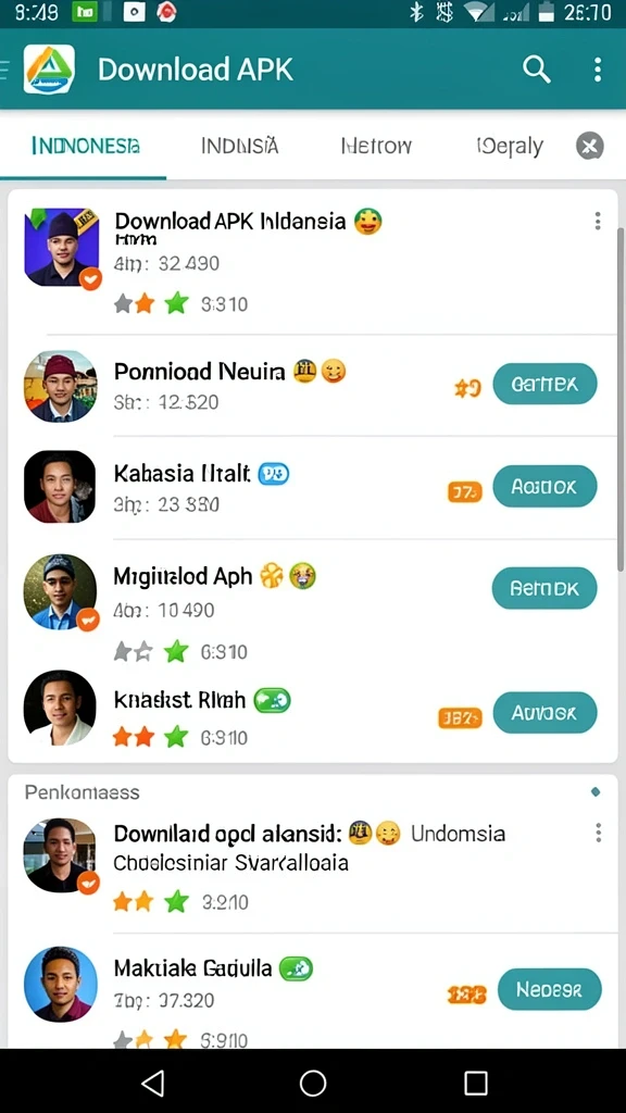 rajawali55 - Tampilan antarmuka yang menarik dan mudah dipahami.